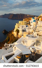 View of Oia village on Santorini island in Greece. - Shutterstock ID 512743615