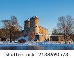 View of The Olavinlinna Castle, Savonlinna, Finland