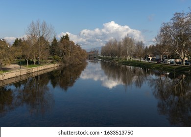 View From Old Bridge Of Tâmega River In Chaves