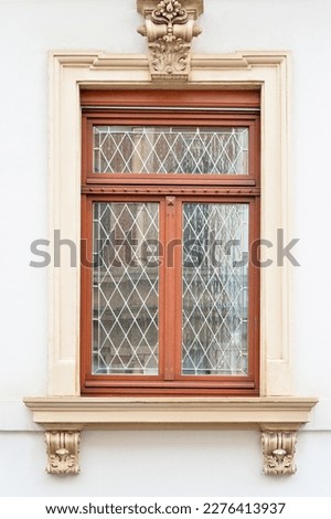 View of old building with beautiful window
