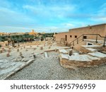 View of the old building in Diriyah City, which is the original home of the King of Saudi Arabia