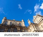 View of old building. Selective focus 