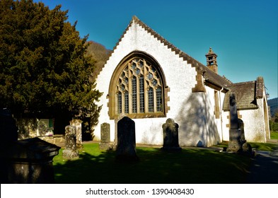 A View Of The Old Church Building And 5000 Year Old Yew Tree At Fortingall In Rural Perthshire. 