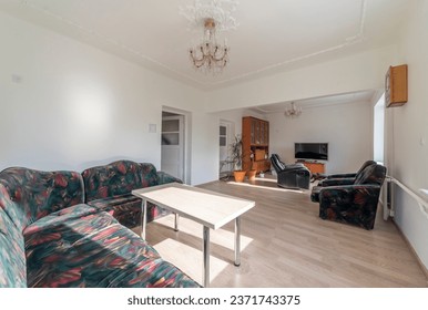 A view of old house interior