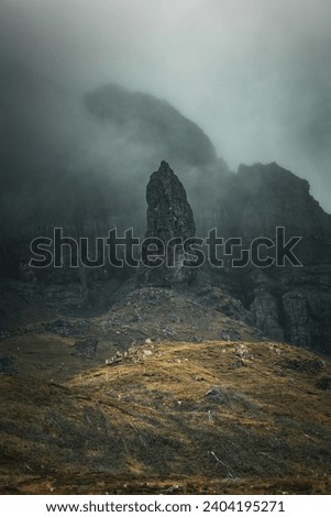 Similar – Image, Stock Photo Old Man of Storr on the Isle of Skye in Scotland