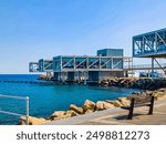 The view of the old port of Limassol, Cyprus