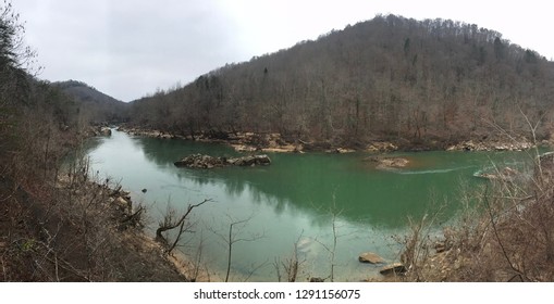 View From The Old Railroad Used To Mine Coal Out Of The Appalachian Mountains In Scenic McCreary County, Kentucky. Near Mine 18