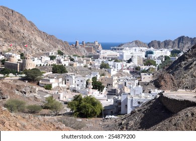 View Of Old Town Of Muscat, Oman