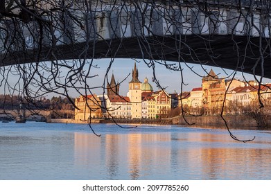 View Of Old Town Water Tower Under The Legion Bridge