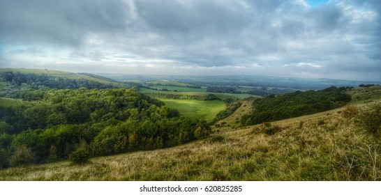 View From Old Winchester Hill, Hampshire UK