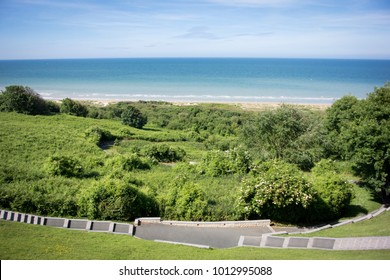 View Of Omaha Beach From The American Cemetary, Normandy, France