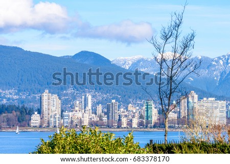 Similar – Image, Stock Photo View of Vancouver