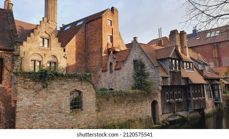 View On Bruges Belgium In Winter