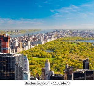 View on central park in New York