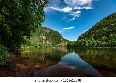 View On The Delaware Water Gap And Delaware River