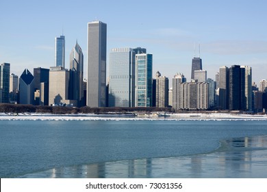 View on downtown Chicago (Winter)