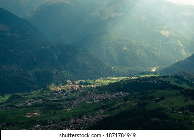 View On Fiemme Valley, Trentino, Italy