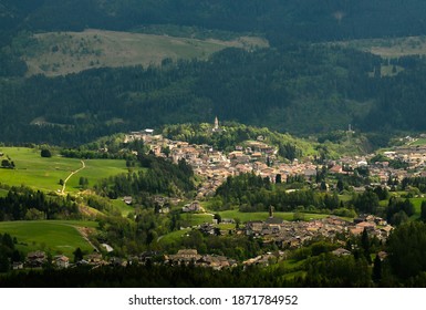 View On Fiemme Valley, Trentino, Italy