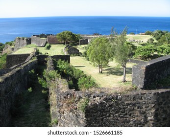 View On Fort Delgres At Basse Terre In Guadeloupe