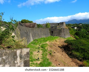 View On Fort Delgres At Basse Terre In Guadeloupe