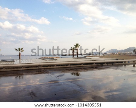 Image, Stock Photo phone alone Beach Italy