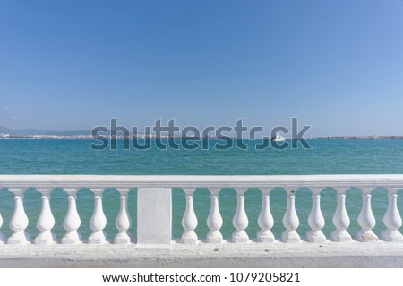 Similar – Seagulls on railings