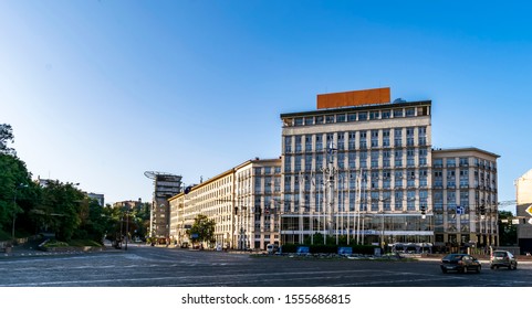 The View On The Hotel Dnipro On European Square