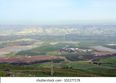 View On Jordan Valley In Israel