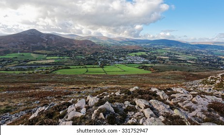 View On Kilmacanogue Village And Great Sugar Loaf