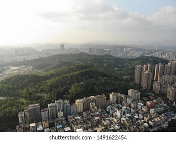 The View On The Longgang District, Shenzhen, China.