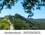 View on the medieval Castle of Aljezur (Portuguese: Castelo de Aljezur)