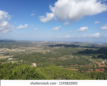 View On Minorca From Monte Toro