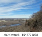View on the Mississippi River from Wyalusing State Park, Wisconsin