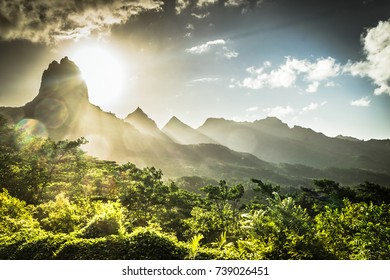 View On Moorea Island