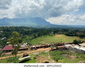 View On Mount Elgon In Uganda