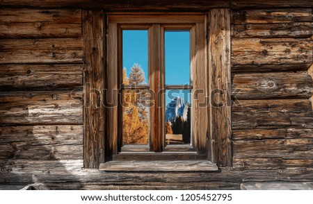 Similar – Room with mountain view