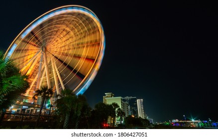 A View On Myrtle Beach, SC At Night