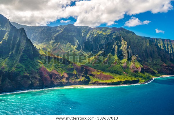 View On Napali Coast On Kauai Stock Photo (Edit Now) 339637010