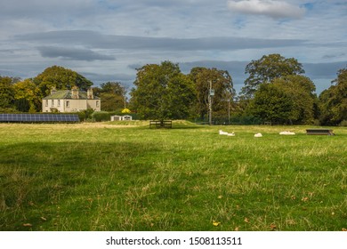 View On The Old Manse At Morham, East Lothian, Scotland.