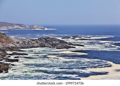 The View On Pacific Coast Close Valparaiso, Chile