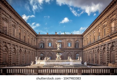 View On Palazzo Pitti From The Boboli Gardens