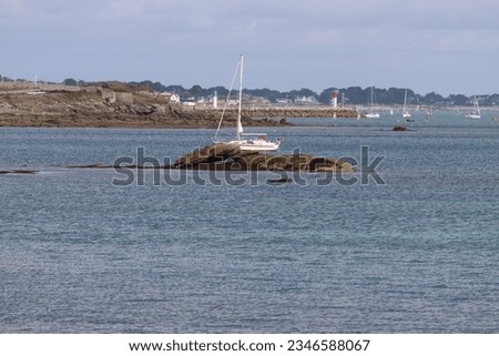 View on Port Haliguen in Quiberon, Brittany, France