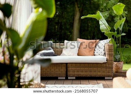 Similar – Foto Bild Sommerlicher Garten Natur