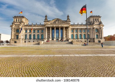 View On Reichstag In Berlin