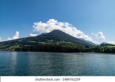 View On Rigi Mountain From Four Cantons Lake