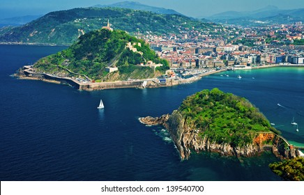 View On San Sebastian, Spain