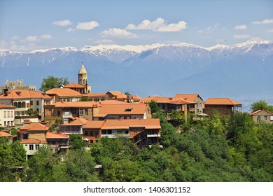 The View On Signagi And Alazani Valley, Georgia