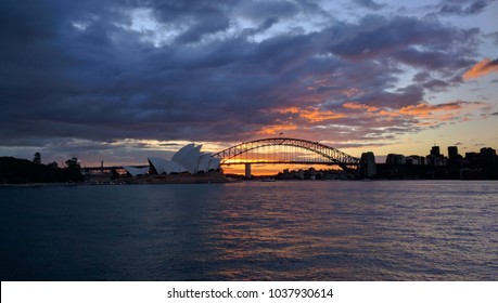 View on Sydney Opera House and Harbour Bridge