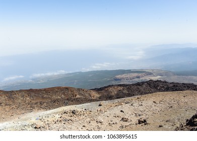 View on Teide National Park from the Mountain