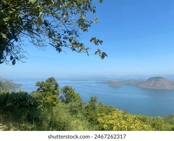 The view on top of mountain